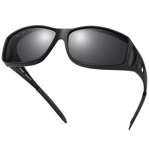 URUMQI Polarized Sunglasses Fit Over Glasses for Men Women