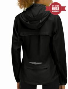 Little Donkey Andy Women's Lightweight Waterproof Cycling Jacket with Removable Sleeves & Hood for Biking Running Golf