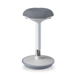 Adjustable Height Standing Desk Chair Stool with Non-Slip Base and Upgraded Lift