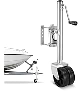 VEVOR Trailer Jack with Wheel, 2000 lbs Load Capacity, Heavy Duty Swivel Boat Trailer Jack with P...