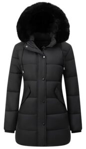 GOLDLADIES Women's Winter Coat Long Waterproof Parka - Warm Snow Jacket for Women