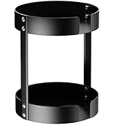 PUSDON Industrial Pipe Shelving Wall Mounted, 3 Tier Bronze Metal Floating Shelves, Wood Hanging ...