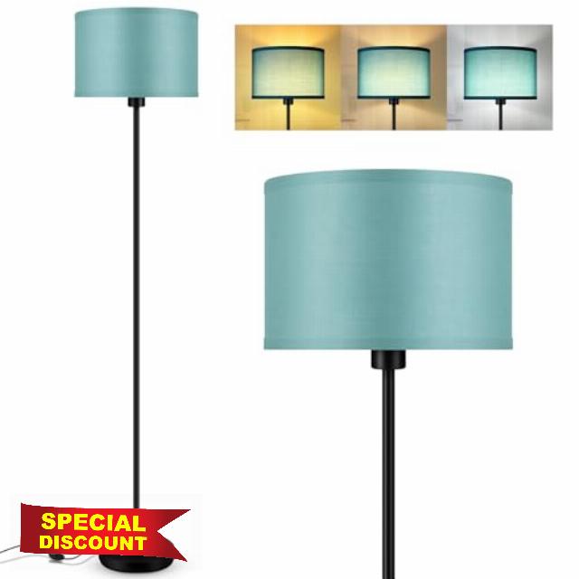 BoostArea 58" Small Floor Lamp with Foot Pedal Switch