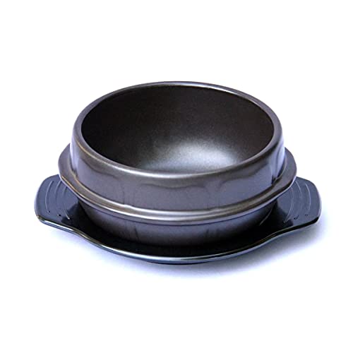 Sizzling Hot Pot for Bibimbap and Soup - Premium Ceramic (Medium - No Lid)