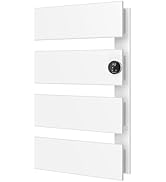 K&KALONZO Electric Towel Warmer, 18.11"*22.8" Wall-Mounted Towel Heater with Built-in Timer, Wate...