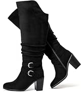 Luoika Women's Extra Wide Calf Knee High Boots, Wide Width Winter Tall Boots.