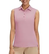 M MAELREG Women's Golf Polo Shirts Sleeveless 4 Buttons with Collar Tennis Tops Pickleball Shirts...