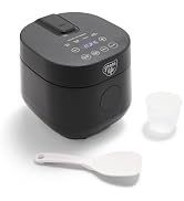 GreenLife Rice Cooker with Removable PFAS-Free Ceramic Nonstick Pot, 3-Cups Uncooked/6-Cups Cooke...