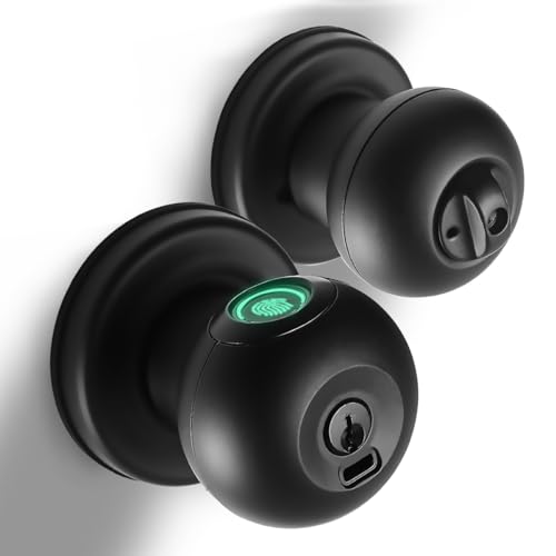 Smart Fingerprint Door Knob with Lock