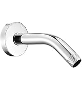 Nuodan Shower Arm with 3.5" Flange, 6 Inch Wall Mount Replacement Shower Head Arm For Fixed Showe...