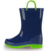 solid color rain boots