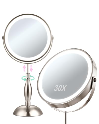 8" Height Adjustable Makeup Mirror | Rechargeable 5000mAh