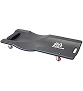 Big RED 36" Rolling Foldable Automotive Creeper, Car Creeper, 2-in-1 Garage Shop Creeper for Auto...
