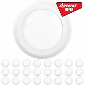 Sunco 24 Pack 5/6 Inch LED Disk Lights