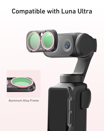 Magnetic Lens Filters Set | 99% Light Transmission | Multi-Coated HD Optical Glass for Vlog