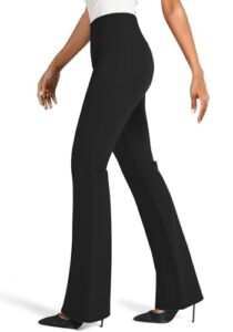 NIMIN Work Pants Women Business Casual Dress Trousers Stretchy High Waisted Pull On Flare Office Slacks 2025 Outfits