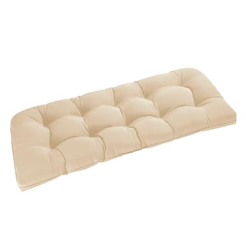 Water Resistant Tufted Overstuffed Porch Swing Cushions