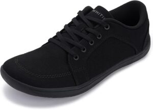 WHITIN Men's Wide Canvas Barefoot & Minimalist Shoes | Zero Drop Sole