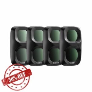 Freewell 4 Pack ND Filters for DJI Osmo Pocket 4P & Xtra Muse 2 Pro | Standard Day Kit ND8