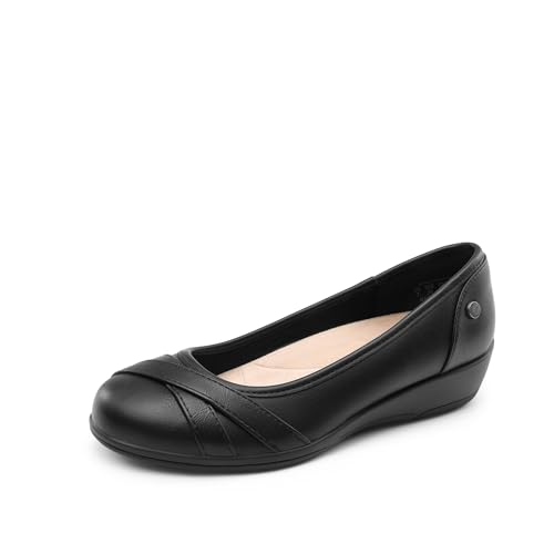 DREAM PAIRS Women's Ballet Flats Business Office Work Dress Shoes Comfortable Dressy Flats for Wome