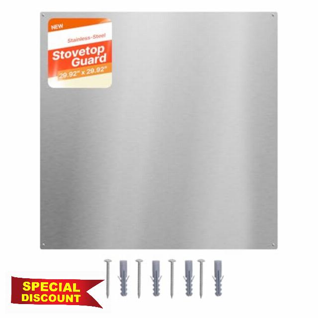 VEVOR 30" x 30" Stainless Steel Backsplash for Stove