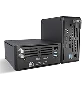 EGSMTPC Firewall Mini PC, Intel J1900 4-Port 2.5GbE Router, Fanless Firewall Gateway, Support pfS...