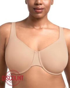 HSIA Minimizer Bras for Women Plus Size Unlined Tshirt Bra for Large Breast | CoolComfort in Summer