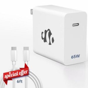 NIMO 65W GaN USB C Fast Charger