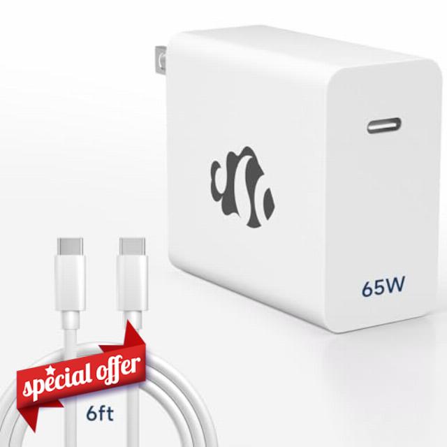 NIMO 65W GaN USB C Fast Charger