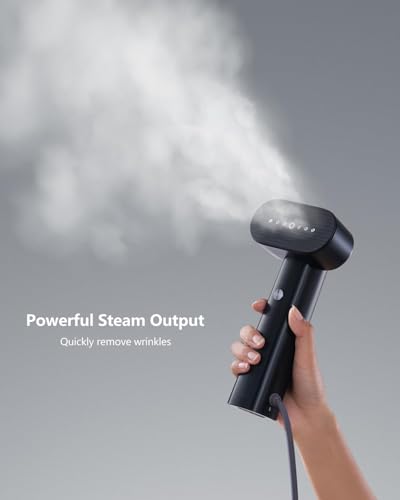 900W Light Steamer for travel and home (black)