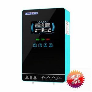 4000W 24V Hybrid Solar Inverter: Pure Sine Wave 8000W Peak 140A MPPT (5600W PV) Controller - Battery or Battery-Less Mode Ultra-Safe Home Backup & Emergency Power for Essential Circuits