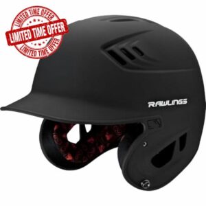 Rawlings | R16 Velo Baseball Batting Helmet | Matte | JR & SR Sizes | Multiple Colors