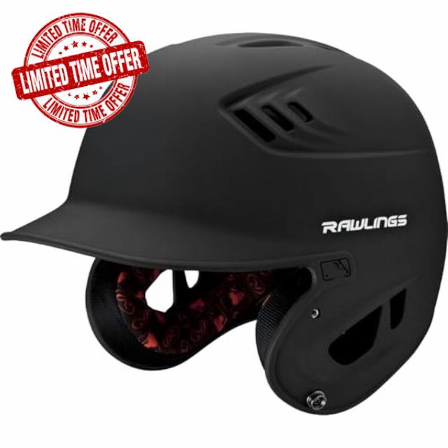 Rawlings | R16 Velo Baseball Batting Helmet | Matte | JR & SR Sizes | Multiple Colors