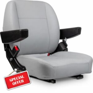 SEATIN Universal Grey Tractor Seat