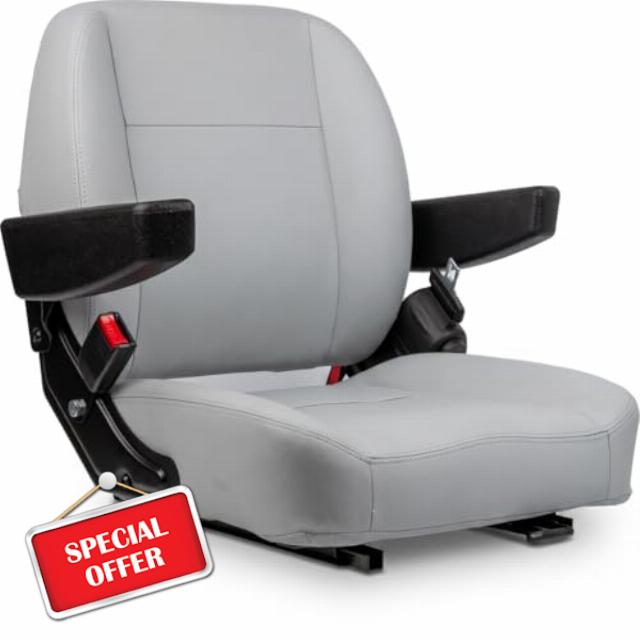 SEATIN Universal Grey Tractor Seat