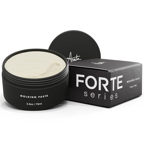 Alex Costa Molding Paste by Forte Series Low Shine Hair Paste for Men Lightweight Hair Texturizer Adds Volume and Definition Medium Flexible (75 ml)