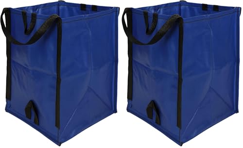Reusable Lawn and Leaf Garden Bag with Reinforced Carry Handles