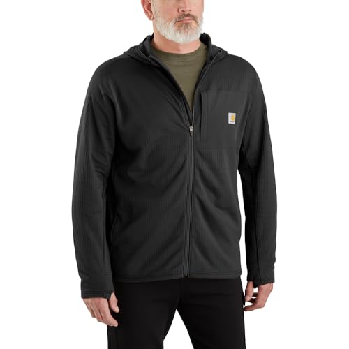 Carhartt Men's Force Relaxed Fit Full-Zip Long-Sleeve Hooded T-Shi