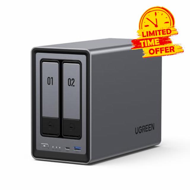 UGREEN NAS DXP2800 2-Bay Desktop Network Attached Storage
