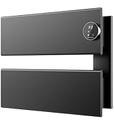 K&KALONZO Electric Towel Warmer, 18.35" W x 22.8" H Wall-Mounted Towel Heater with Built-in Timer...