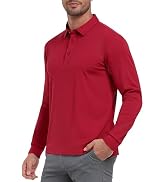 MIER Polo Shirts for Men Cotton Short Sleeve Golf Tennis Collared Shirt for Casual Work Travel, 3...
