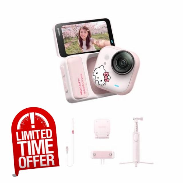 Insta360 GO Ultra × Hello Kitty Edition - Small 4K Vlogging Camera