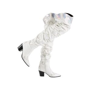 DREAM PAIRS Western Cowboy Boots Over The Knee Western Cowgirl Boots Women Thigh High Boots