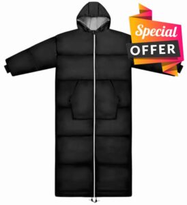 Thermotuff Wearable Sleeping Bag with Dual Hoodie