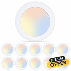 ECOELER 6inch LED Disk Light