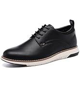 DECARSDZ Mens Classic Formal Oxford Lace-up Patent Leather Tuxedo Wedding Business Dress Shoes
