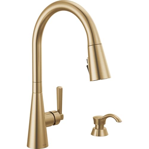 Kitchen Faucets with Pull Down Sprayer Gold