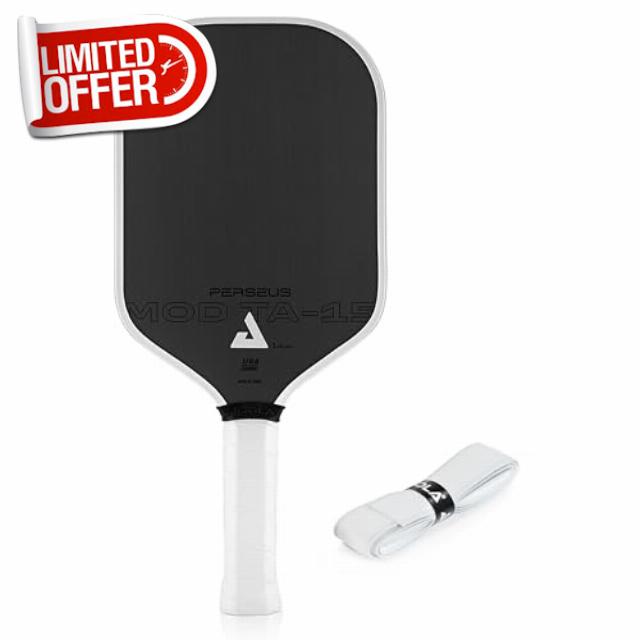JOOLA Perseus MOD TA 15 Pro Player Edition Pickleball Paddle - Gen 3 Propulsion Honeycomb Core & Charged Carbon Surface Technology - Carbon Fiber Pickleball Paddle - More Power & Spi