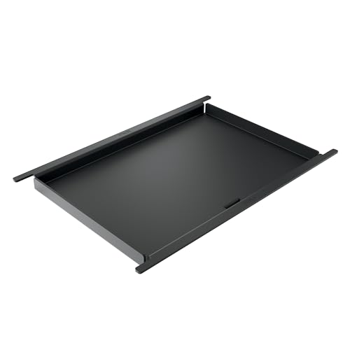 Professional-Grade Carbon Steel Full-Size Griddle Plate with Grease Drain