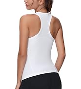 THE GYM PEOPLE Racerback Workout Tank Tops for Women Slim Fit Sleeveless Basic Athletic Running Y...